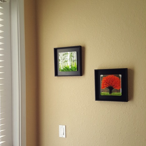 Left to Right: Summer Birch, Fall Tree
10"x10" each